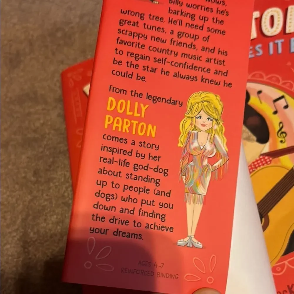 Jimmy Fallon and Dolly Learning books for Interactive Play